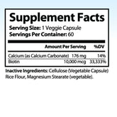 Seaknhp Supplements, Biotin 10,000 mcg